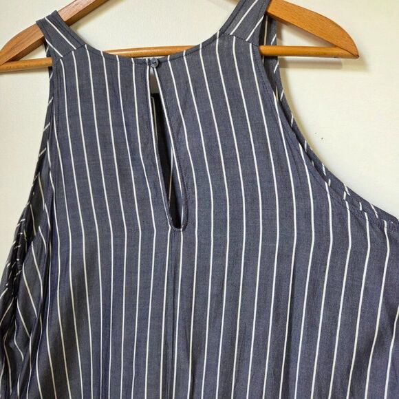 EUC OLD NAVY BLUE WHITE VERTICAL STRIPED SOFT TANK TOP SIZE XL - Picture 9 of 14